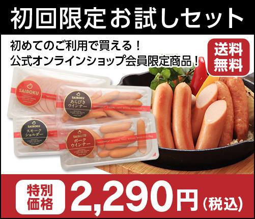 初回限定お試しセット