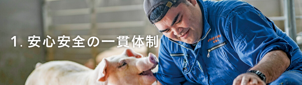 安心安全の一貫体制