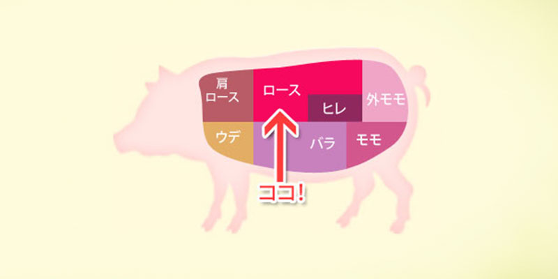 豚ロースってどんな部位