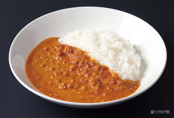 ゴールデンポークカレー 盛り付け例