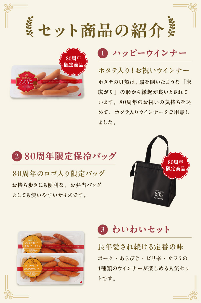 80周年記念セット紹介